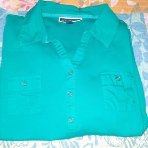 Karen scott 3/4 arms cotton shirt gently used